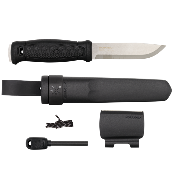 Morakniv Garberg Survival Kit S/S Blade/Fire Starter/Sharpener/Polymer Sheath w/Paracord