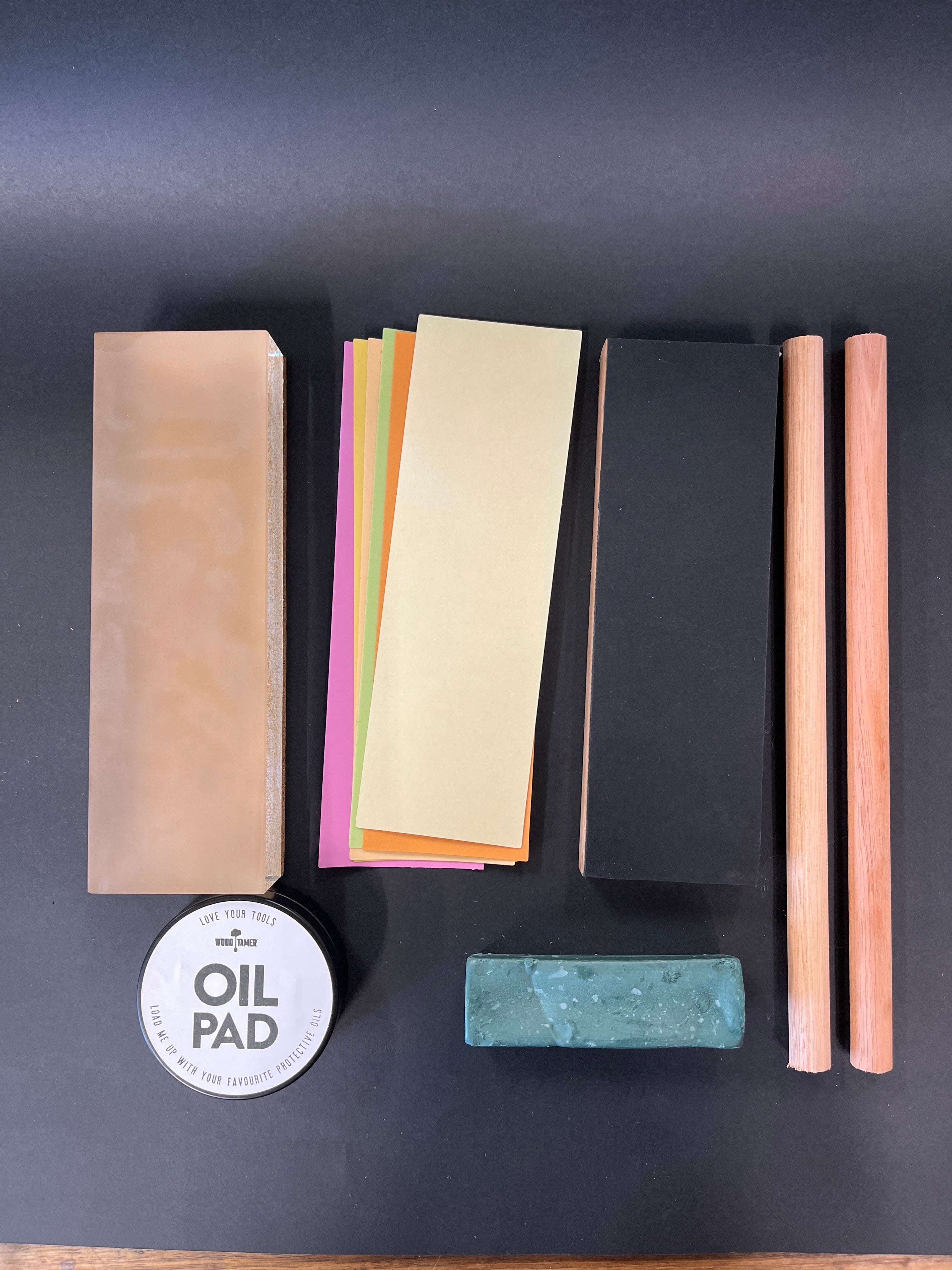 Tool Sharpening Kit with Canvas Case