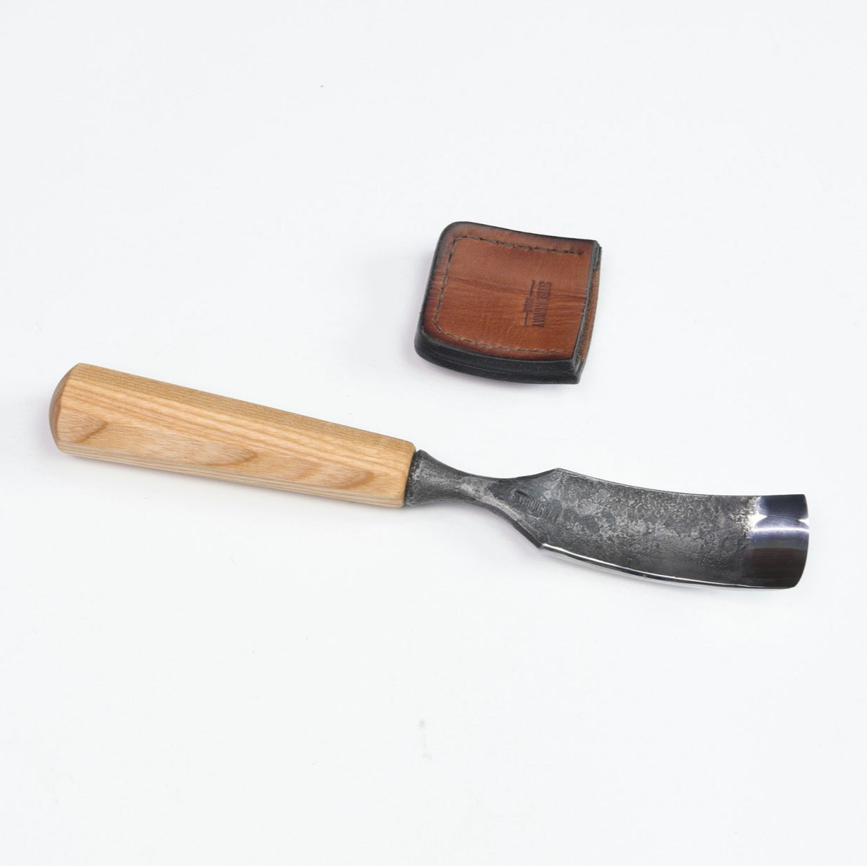 Strongway 30mm Bent Gouge for making kuksa, spoons, bowls - Wood Tamer