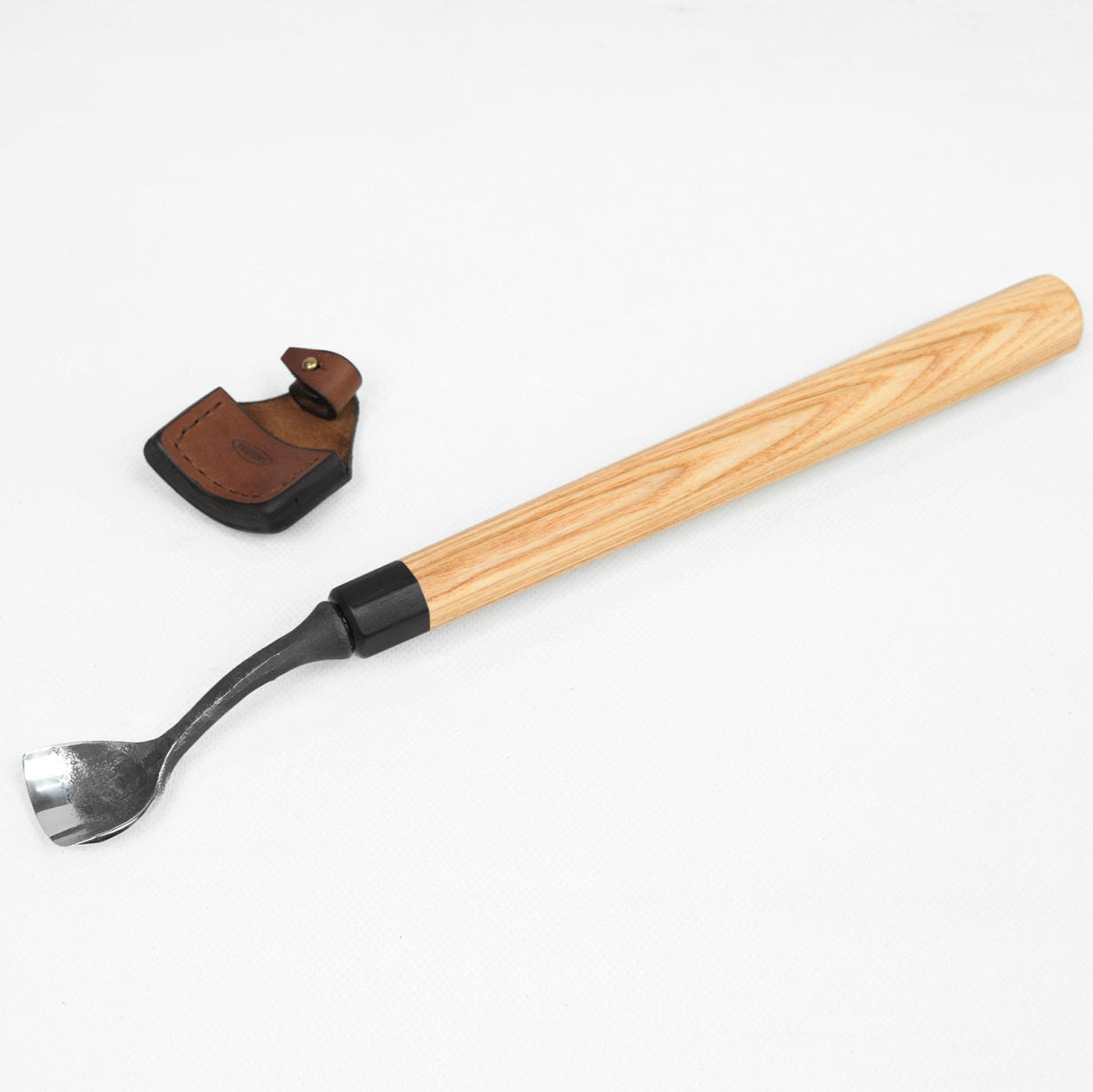 Strongway 40mm Long Handle Bent Gouge for making kuksa and bowls - Wood Tamer