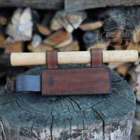 Strongway Small Froe with Leather Sheath - Wood Tamer