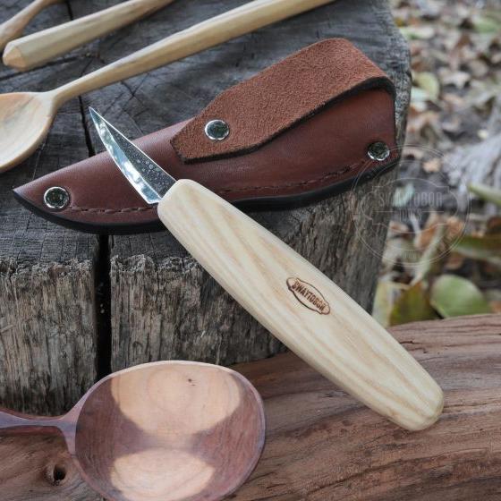 Strongway 40mm Slöyd/Detail knife with Octagonal Handle - Wood Tamer