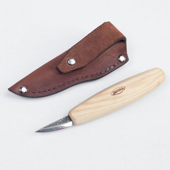 Strongway 40mm Slöyd/Detail knife with Octagonal Handle - Wood Tamer