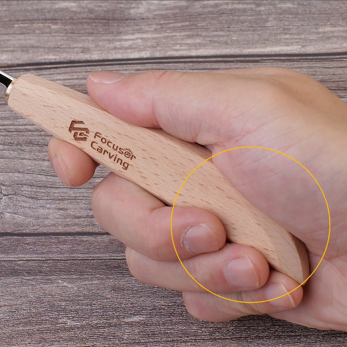 Focuser Wood Carving Knife - FC802 - Wood Tamer