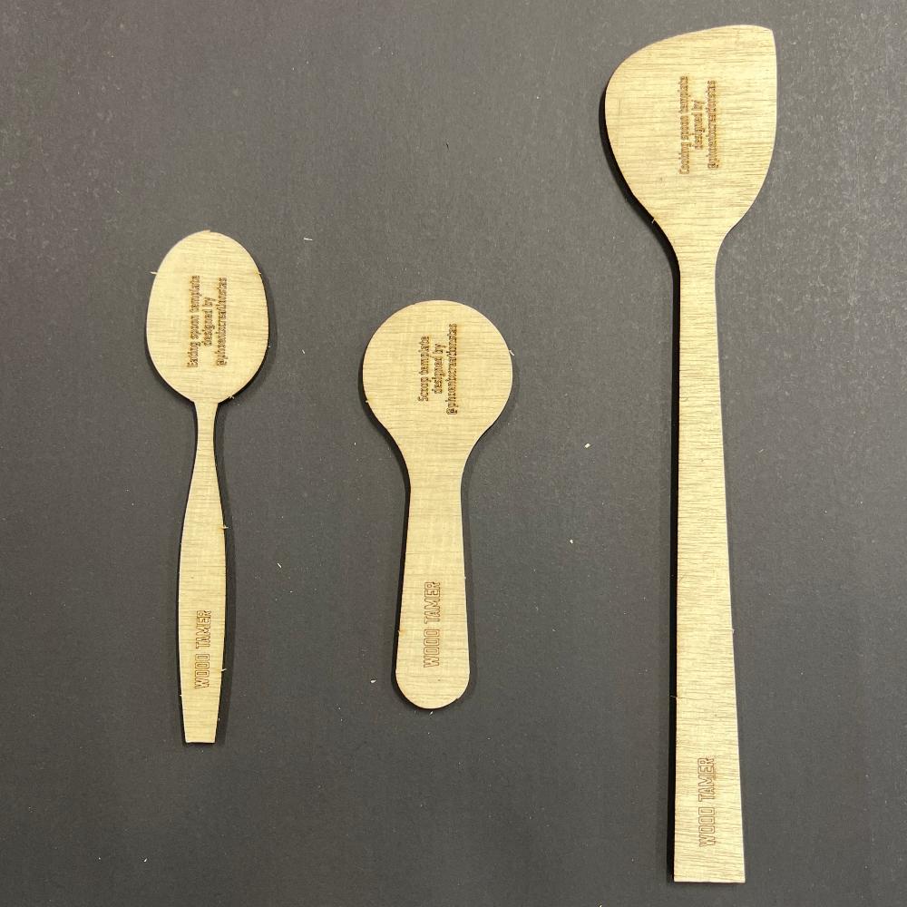 Spoon Templates x Phoenix Creations Tasmania - Wood Tamer