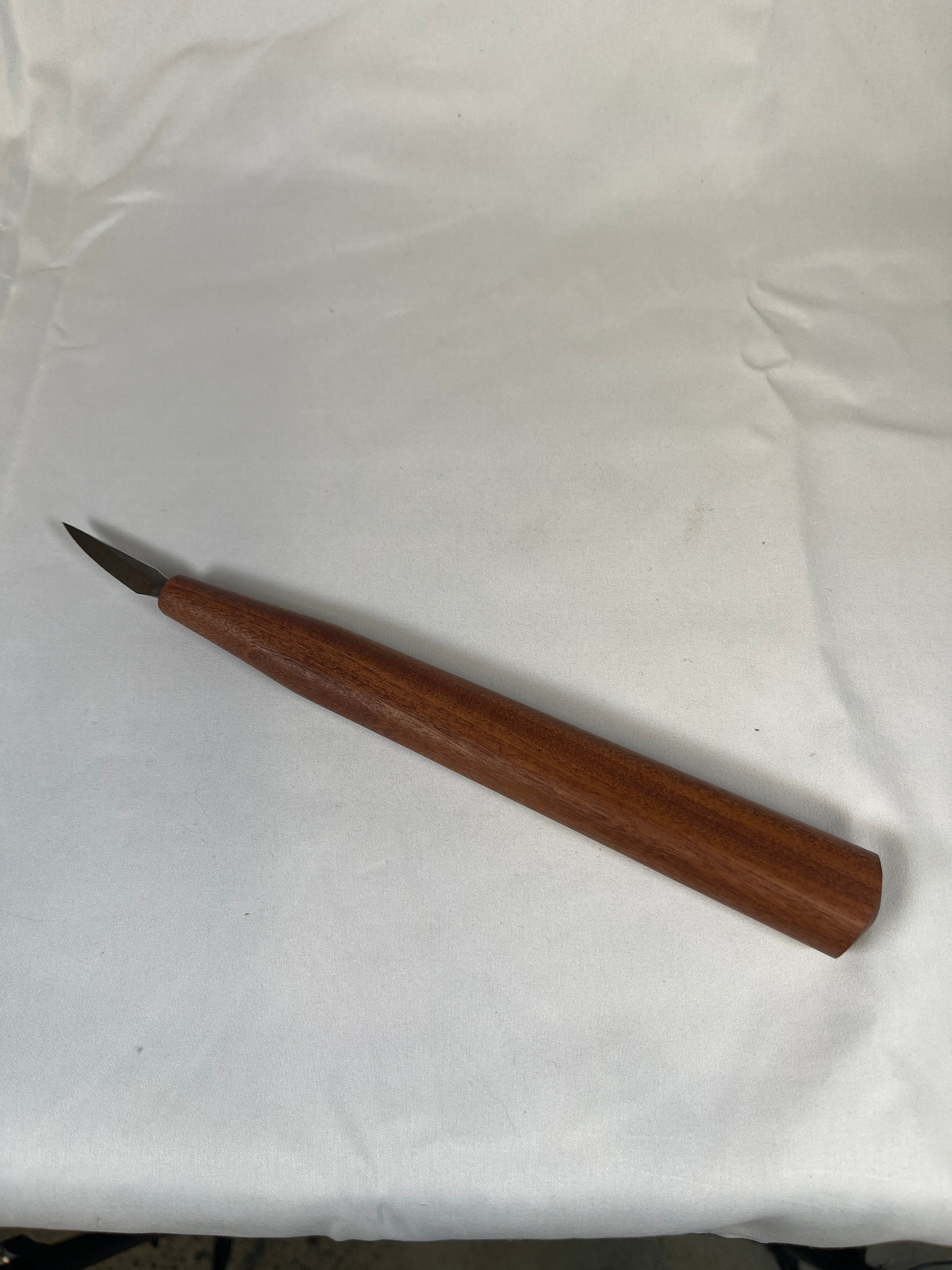 Von Trott 40mm Detail Knife - Long Handle - Limited Edition - Wood Tamer