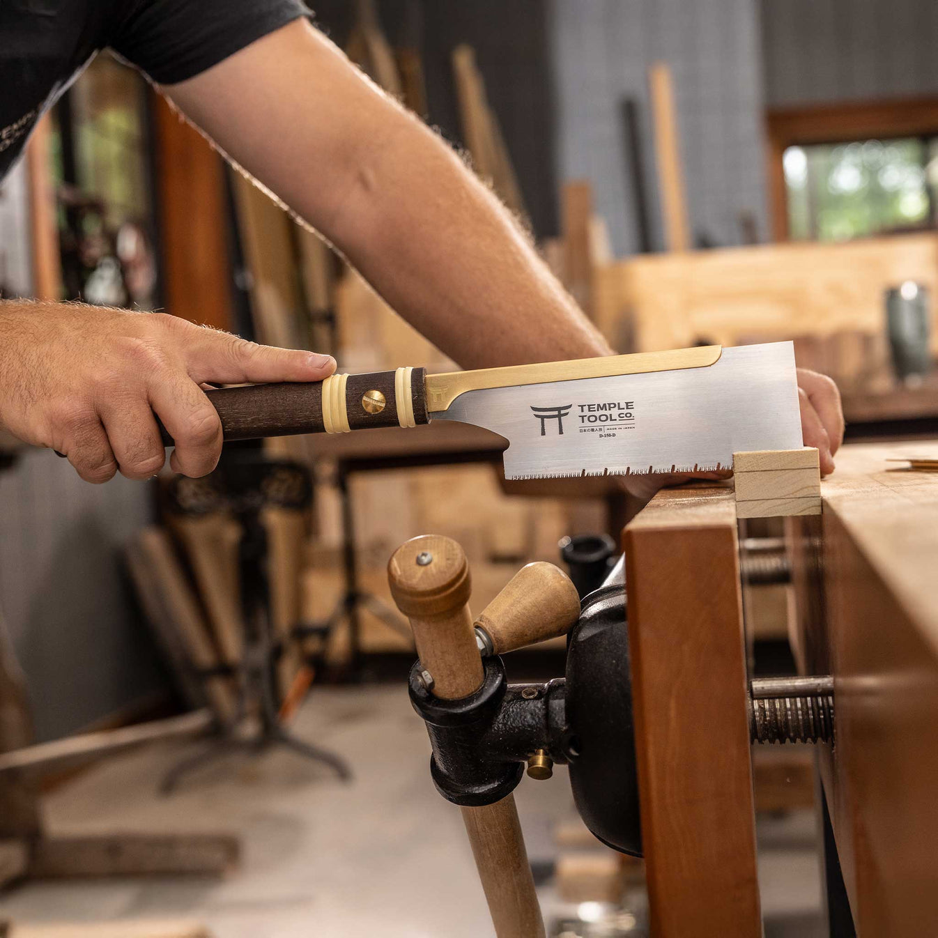 Temple Tool Co. Dozuki Pull Saw – Fine Universal Cut – 150mm - Wood Tamer