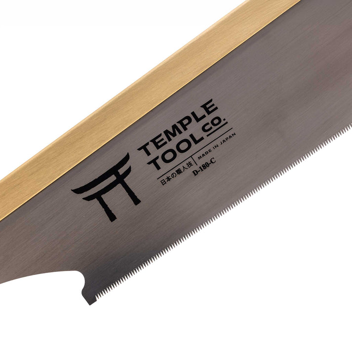 Temple Tool Co Dozuki Pull Saw – Ultra-Fine Crosscut – 180mm - Wood Tamer