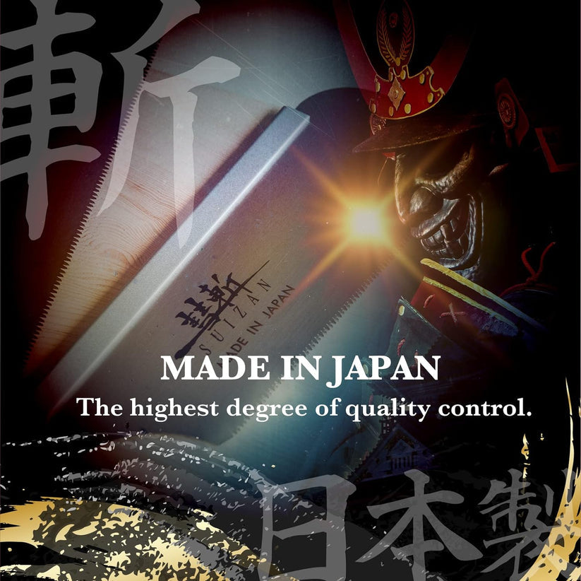 SUIZAN Japanese Dozuki Dovetail Hand Saw 6 Inch (150mm), Japanese Dovetail Hand Saw for Cross-cut, Rip-cut and Angle Cut - Wood Tamer