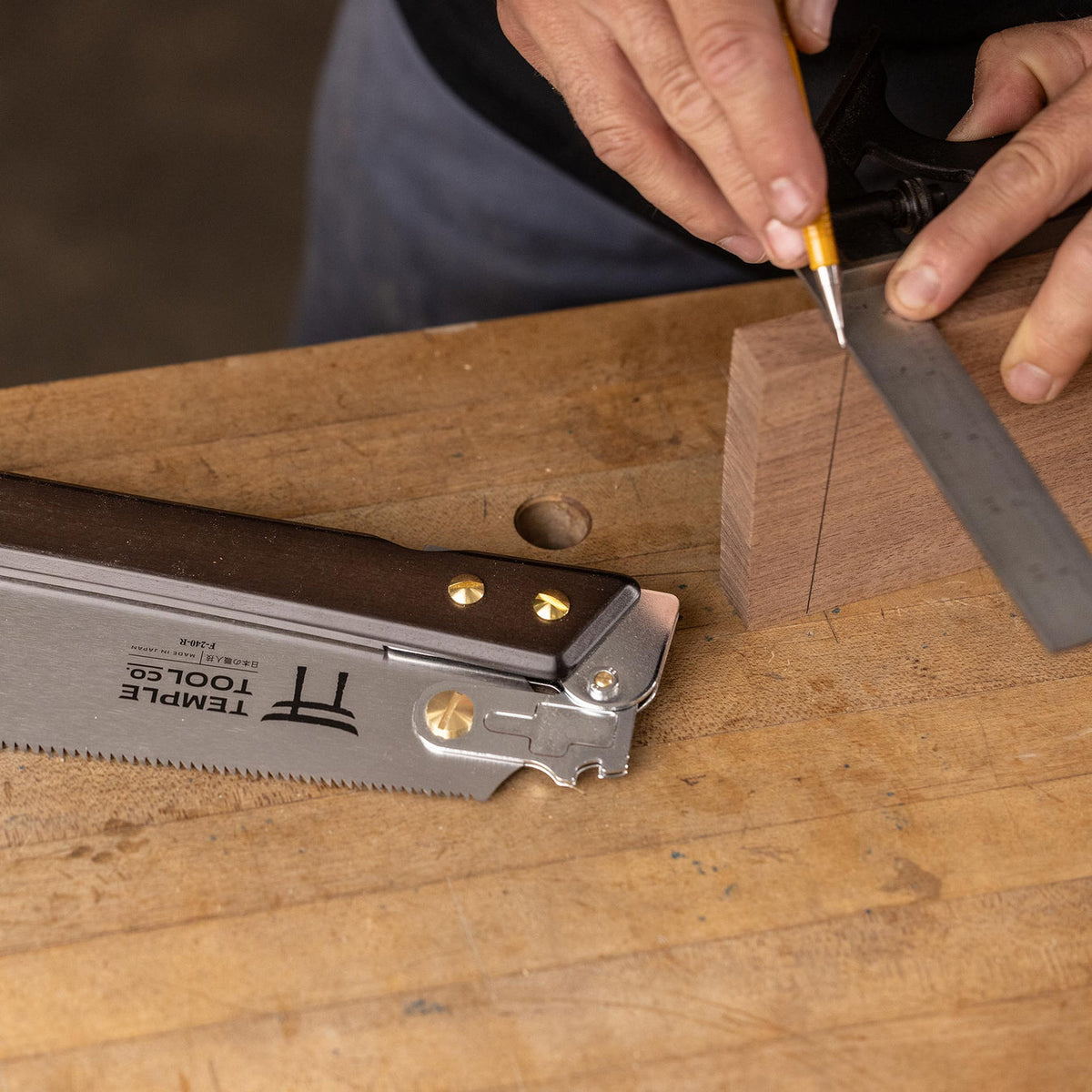Temple Tool Co Folding Ryoba Pull Saw 240mm