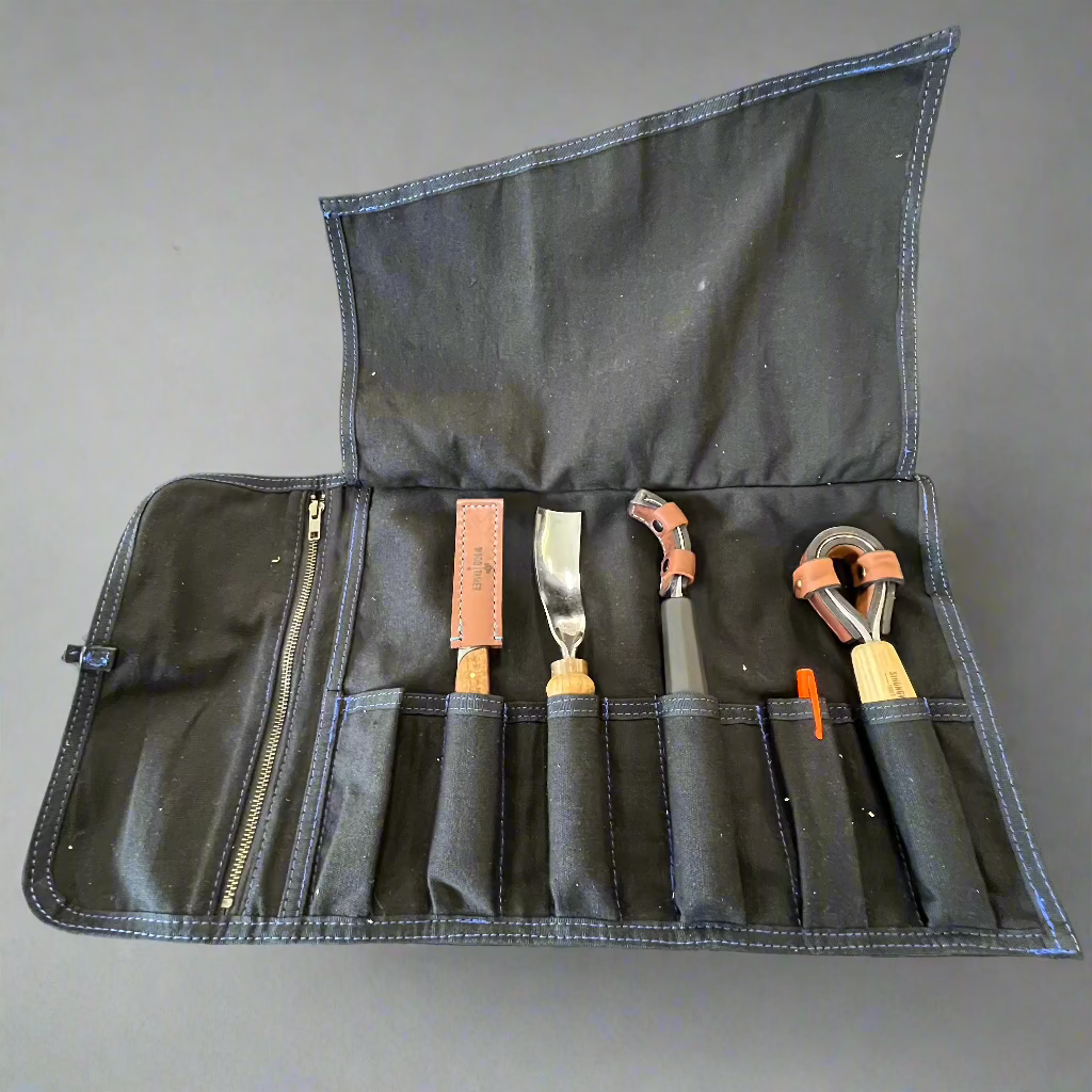 Wood Tamer Canvas Tool Wrap - 6 pocket - Wood Tamer