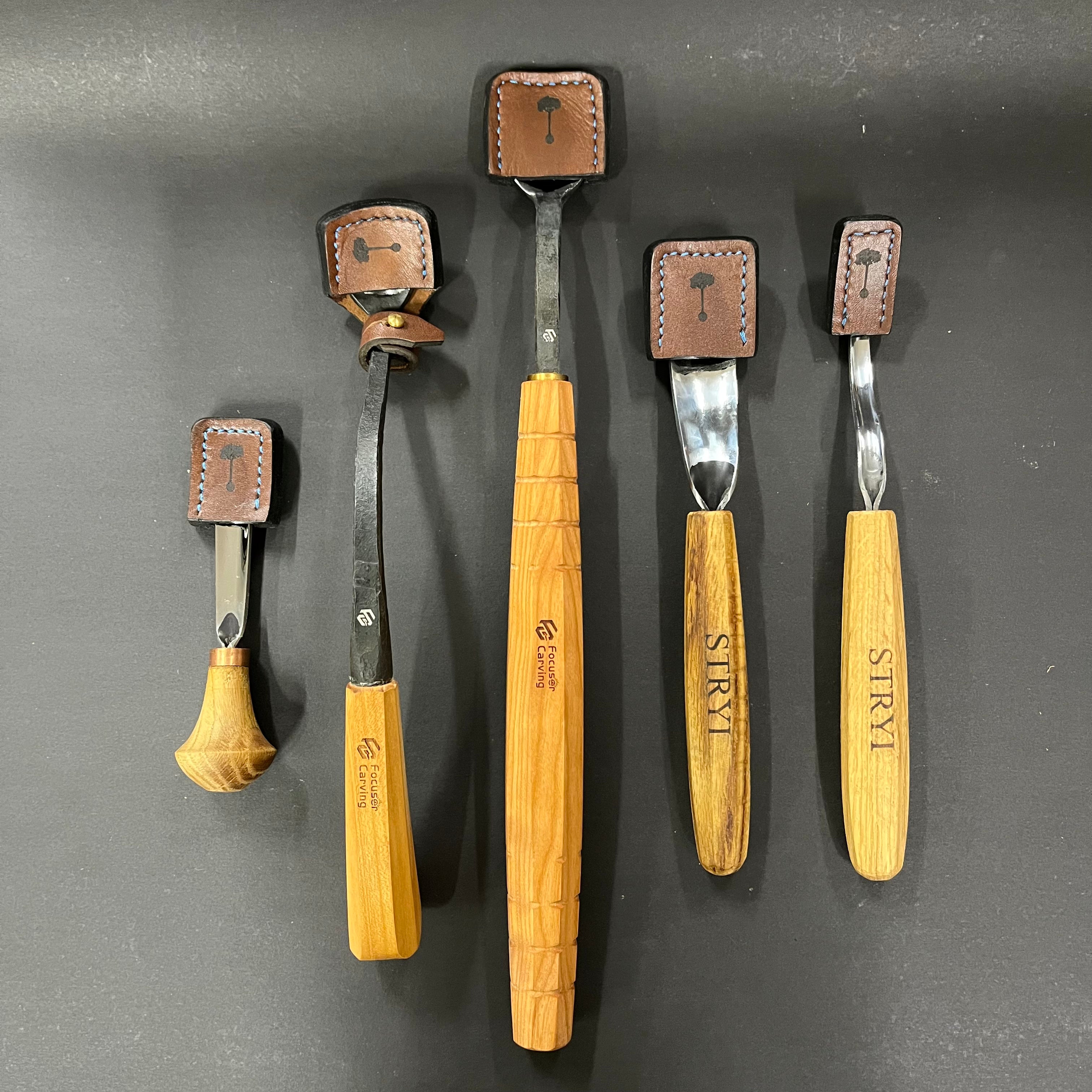 Wood Tamer Leather Gouge Sheaths - Wood Tamer