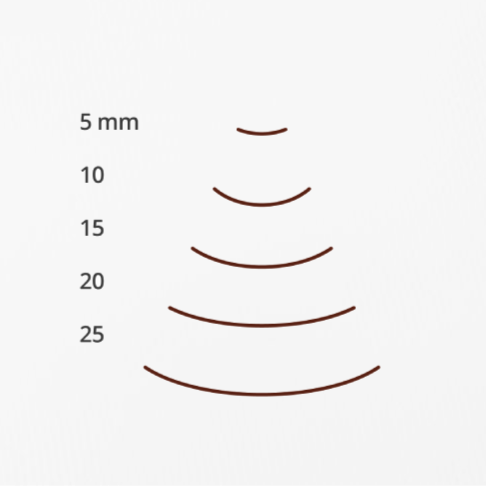 Stryi Gouge long bent chisel 7L - Wood Tamer