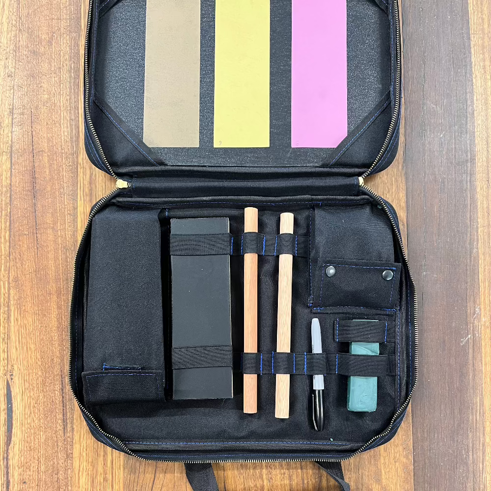 Tool Sharpening Kit with Canvas Case - Wood Tamer