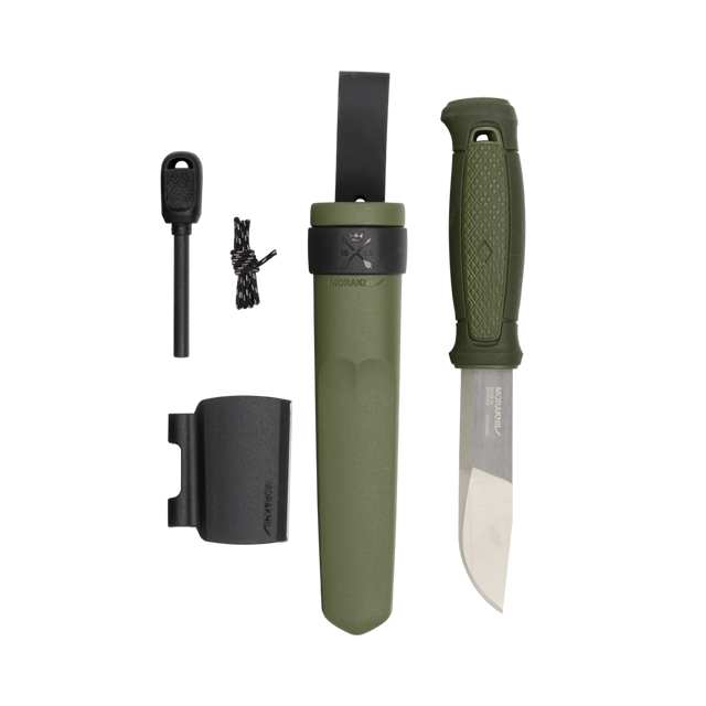 Morakniv Kansbol w/Survival Kit (S) Green - Wood Tamer
