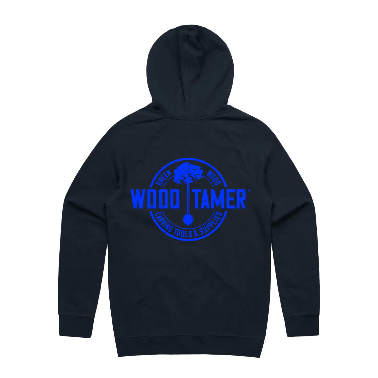 Black and Blue Hoodie - Wood Tamer
