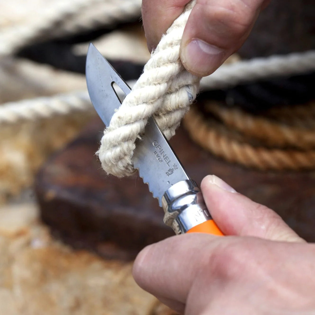 Opinel N°08 Outdoor Knife - Wood Tamer