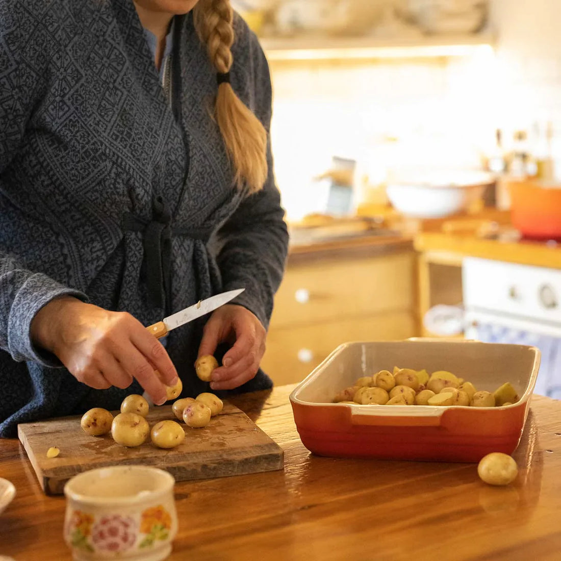 Opinel Parallele S/S 3pc Knife Set (Paring 8cm Chef 20cm Carving 16cm)