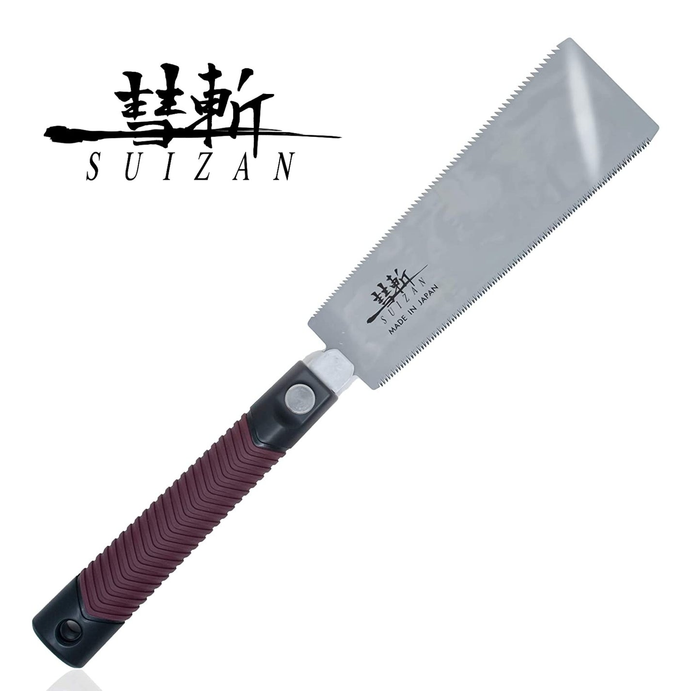 SUIZAN Japanese Ryoba Pull Saw 8 Inch Double Edge Hand Saw for Rough Cutting - Wood Tamer
