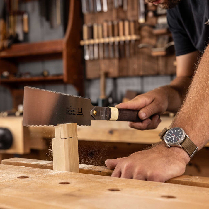 Temple Tool Co Ryoba Pull Saw – Double Edge – 180mm - Wood Tamer