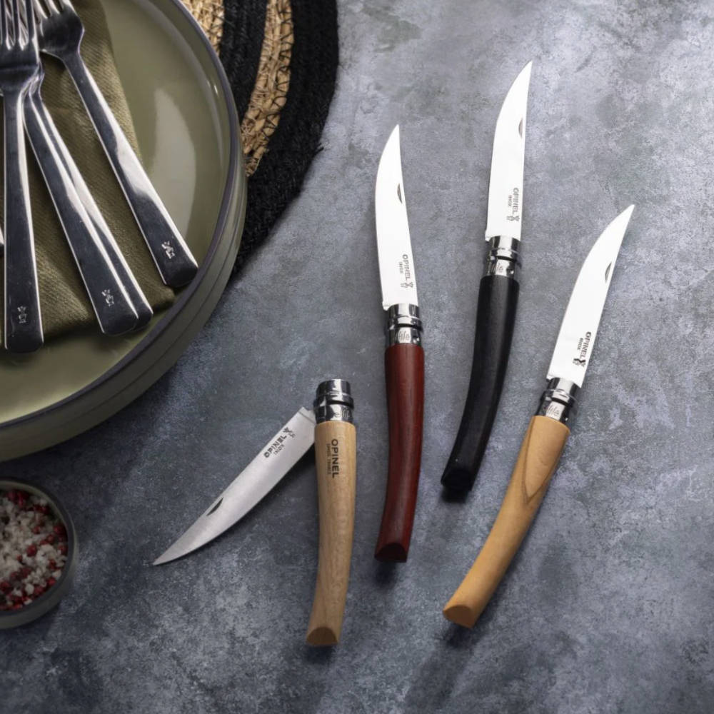 Opinel No°10 Effilé Stainless Steel Slim Folding Knife - Wood Tamer