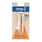 Opinel Traditional Classic No8 Carbon Steel Varnished Beech 8.5cm Blister Pack - Wood Tamer