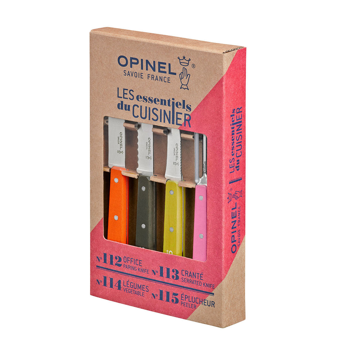 Opinel Les Essentiels Kitchen Utility 4PC Set
