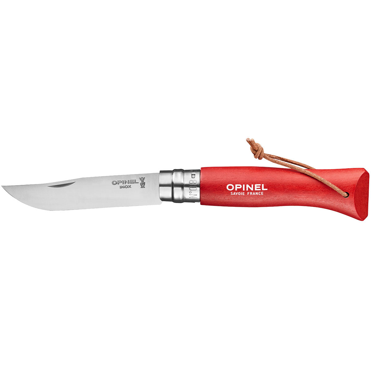 Opinel Colorama Trekking No8 Stainless Steel Pocket Knife 8.5cm - Wood Tamer