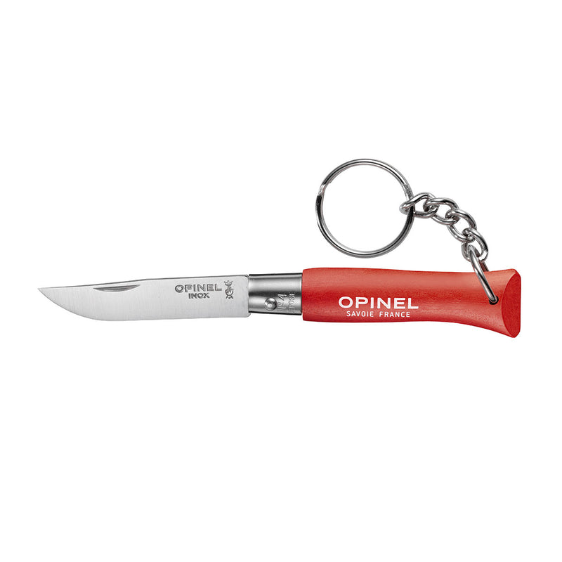 Opinel Keychain No.04 Stainless Steel Pocket Knife - Wood Tamer