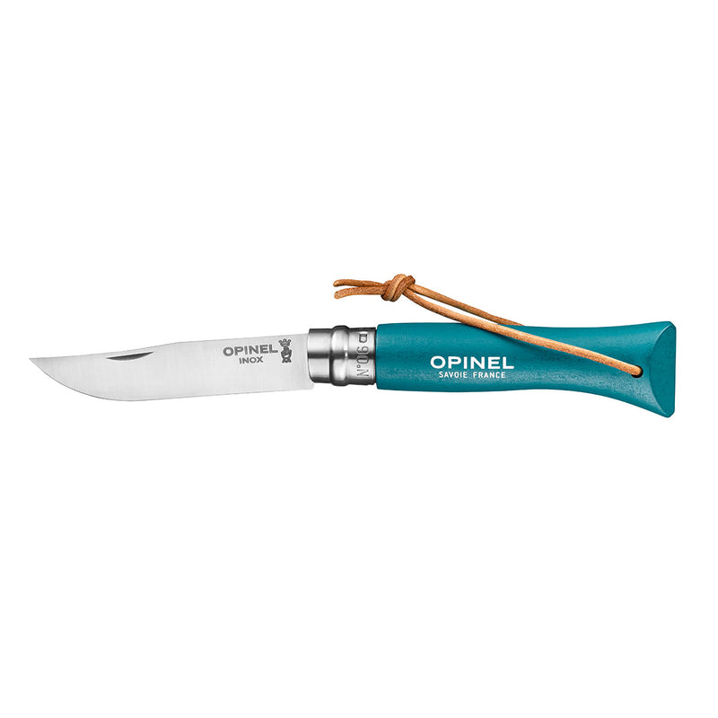 Opinel Colorama Trekking No6 Stainless Steel Pocket Knife 7cm - Wood Tamer
