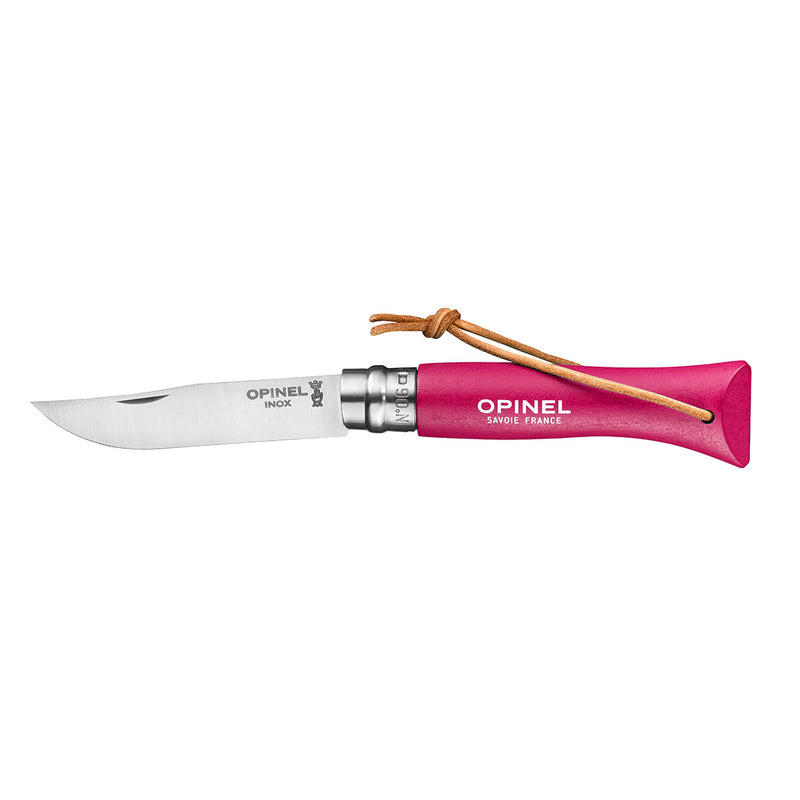 Opinel Colorama Trekking No6 Stainless Steel Pocket Knife 7cm - Wood Tamer