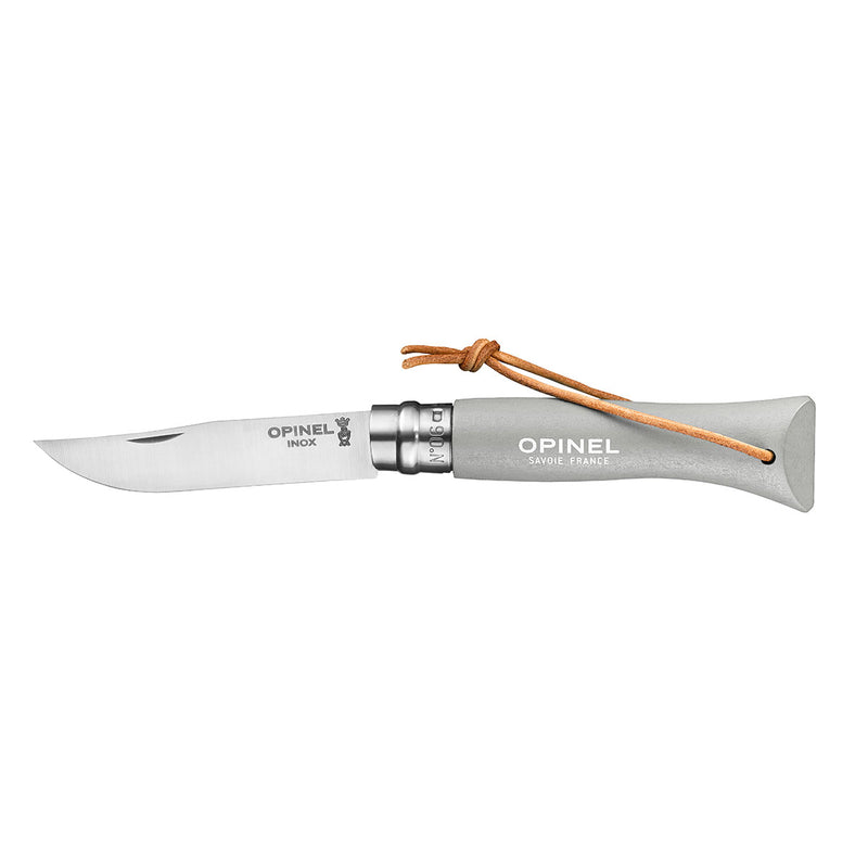 Opinel Colorama Trekking No6 Stainless Steel Pocket Knife 7cm - Wood Tamer