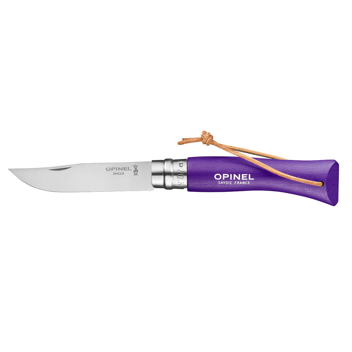 Opinel Colorama Trekking No7 Stainless Steel Pocket Knife 8cm - Wood Tamer