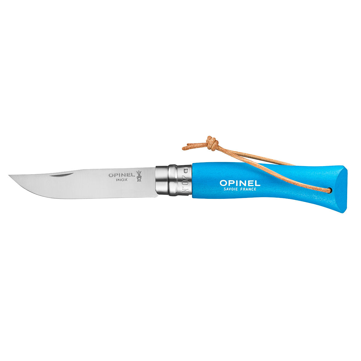 Opinel Colorama Trekking No7 Stainless Steel Pocket Knife 8cm - Wood Tamer