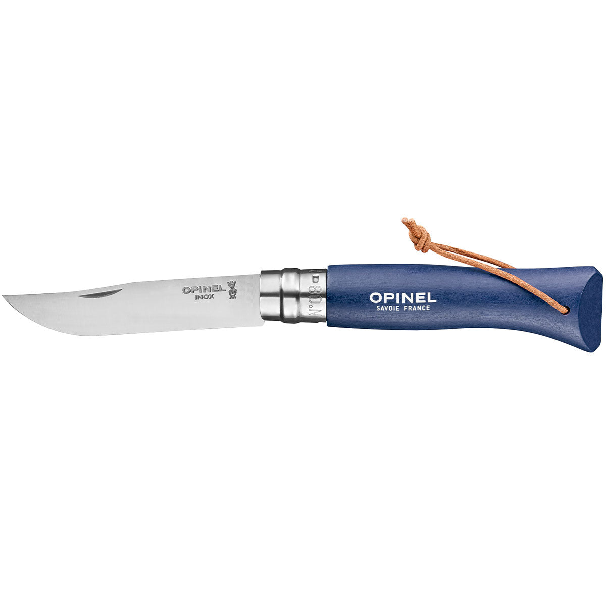 Opinel Colorama Trekking No8 Stainless Steel Pocket Knife 8.5cm - Wood Tamer