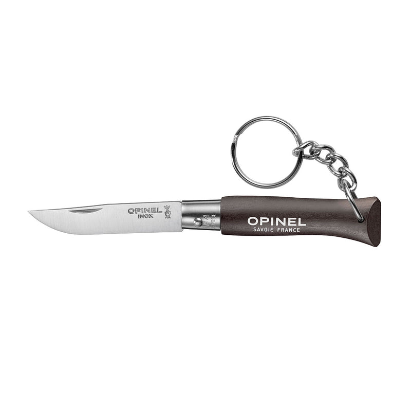 Opinel Keychain No.04 Stainless Steel Pocket Knife - Wood Tamer