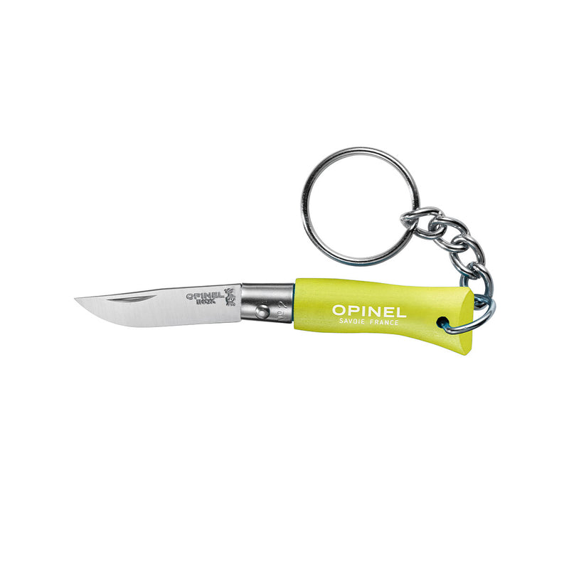 Opinel Keychain No.02 Stainless Steel Pocket Knife - Wood Tamer