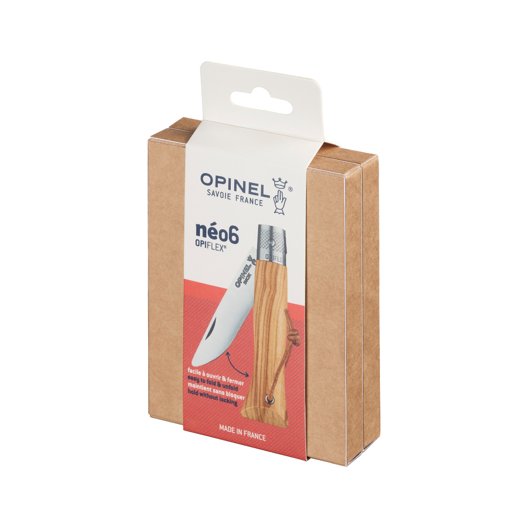 Opinel Néo6 Opiflex Pocket Knife - Wood Tamer