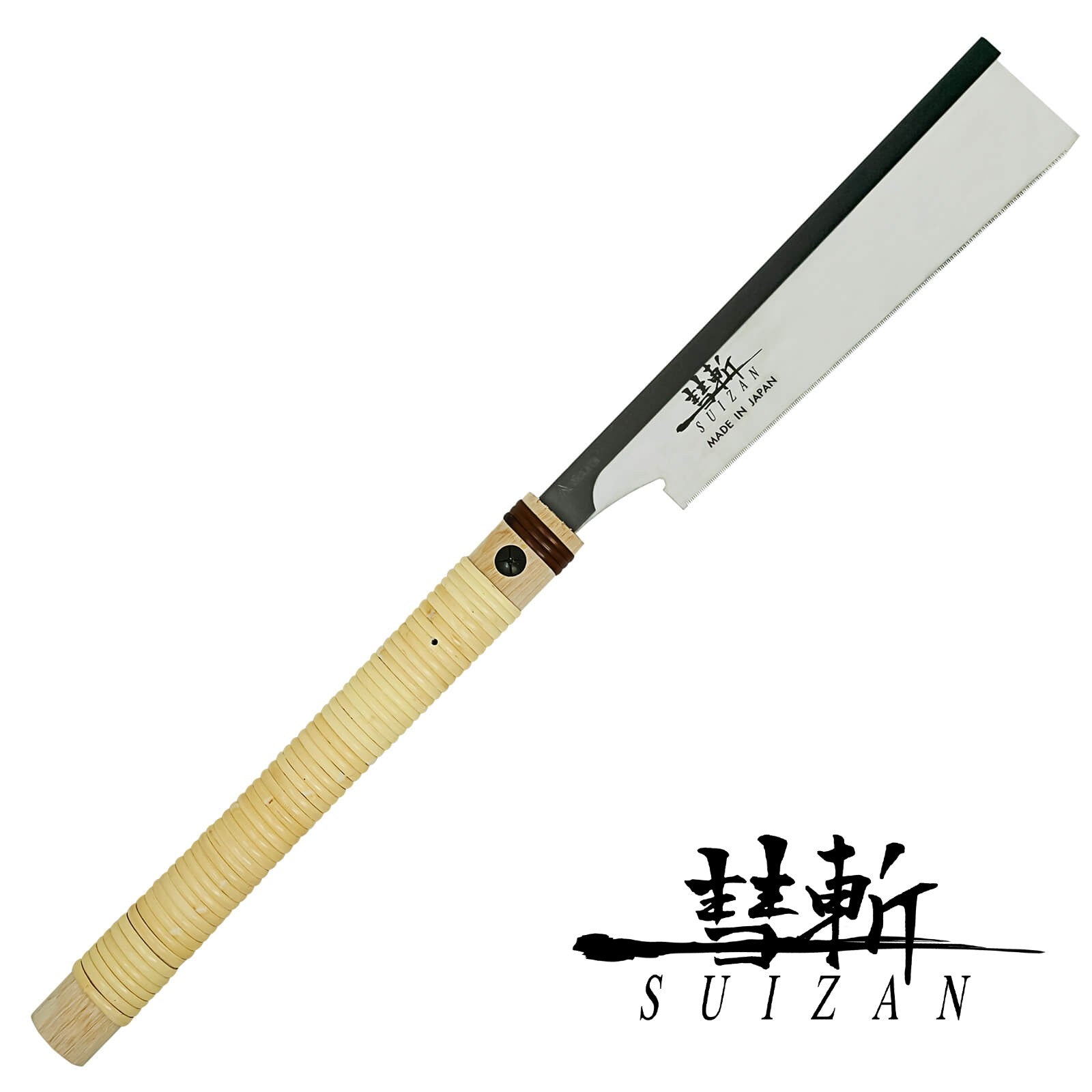 SUIZAN Japanese Hand Saw 8 Inch Ultra Fine Cut Dozuki Dovetail Blade Pull Saw for Woodworking - Wood Tamer