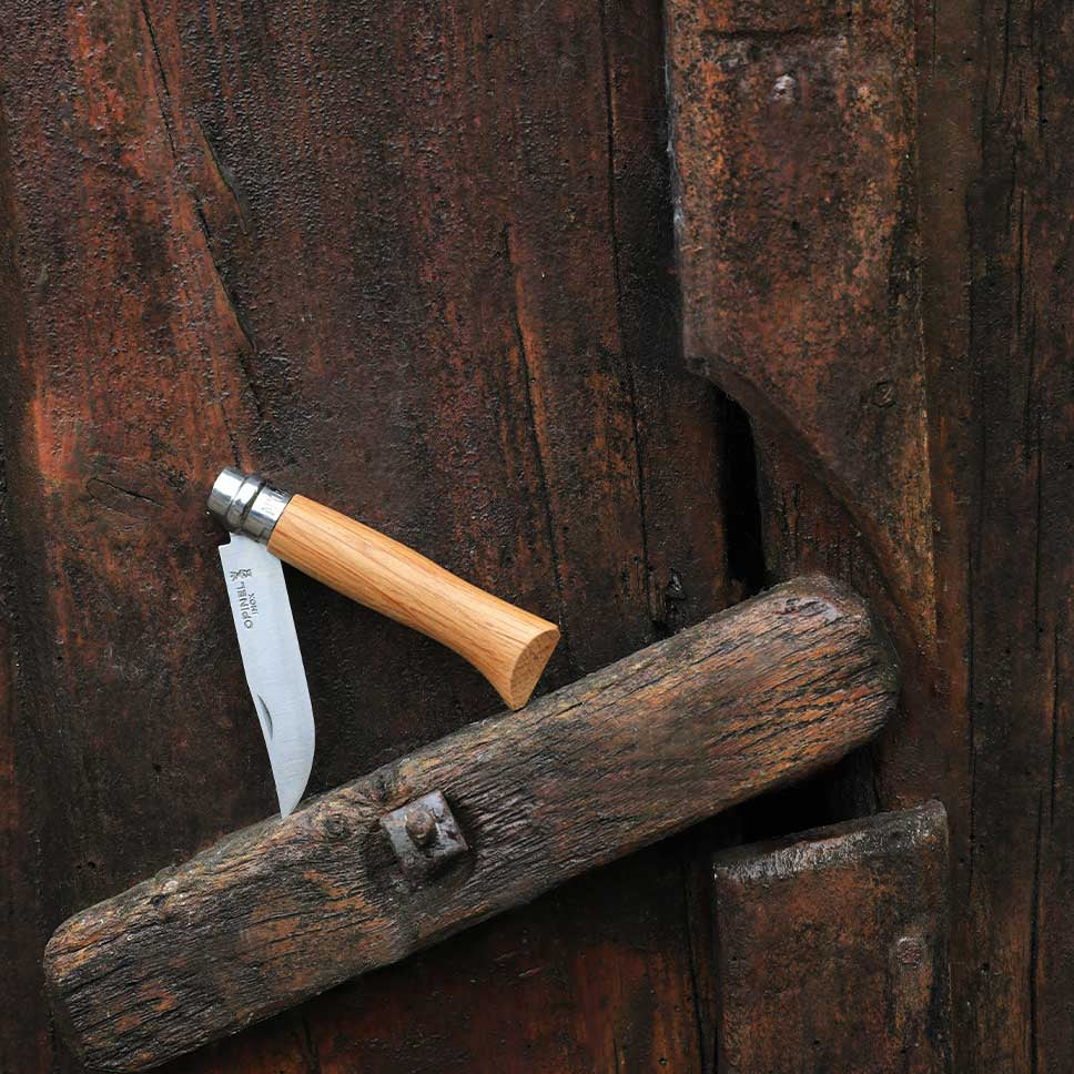 Opinel No.08 Folding Knife & Sheath Set