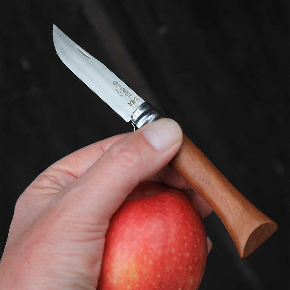 Opinel Traditional No8 Stainless Steel folding knife 8.5cm - Wood Tamer