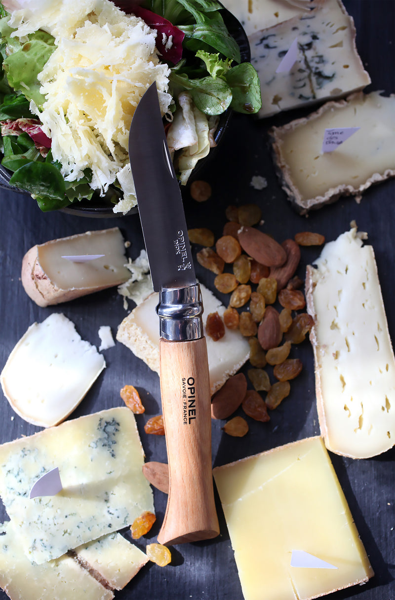 Opinel Traditional No10 Stainless Steel 10cm Blister Pack - Wood Tamer