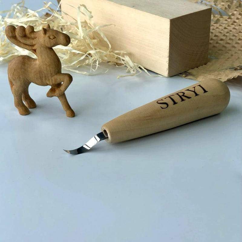 Stryi Micro Hook Knife - Wood Tamer