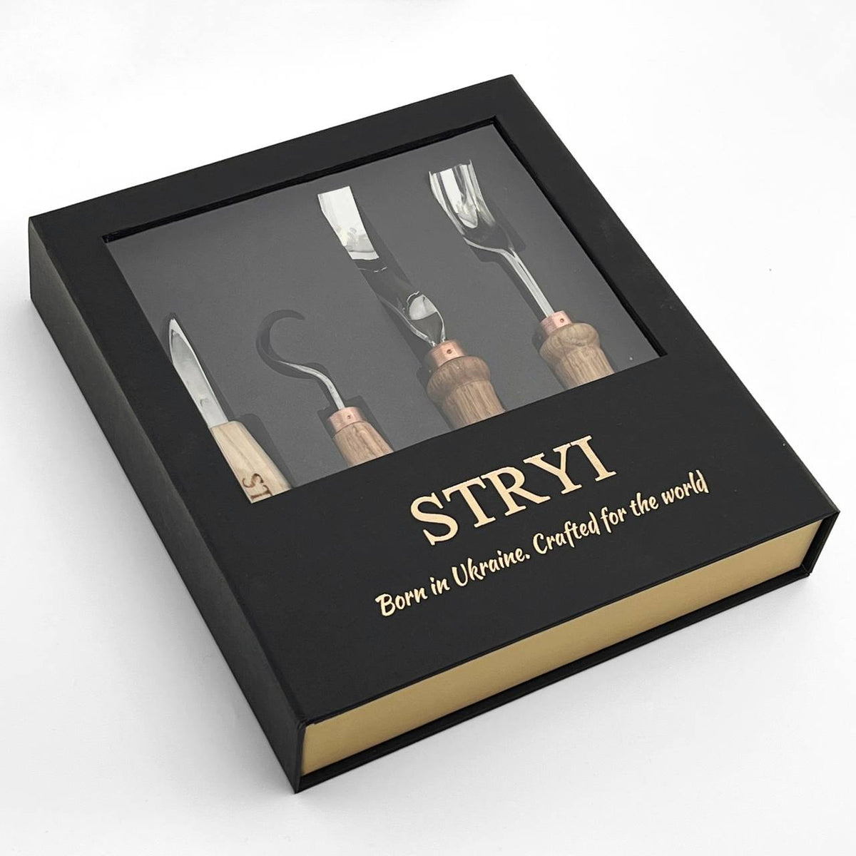 STRYI Bowl & Spoon Carving Kit – Deluxe Gift Set - Wood Tamer