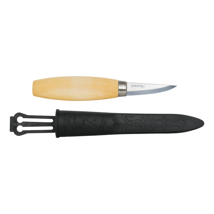 Mora 120 (C) Natural - Wood carving knife - Wood Tamer