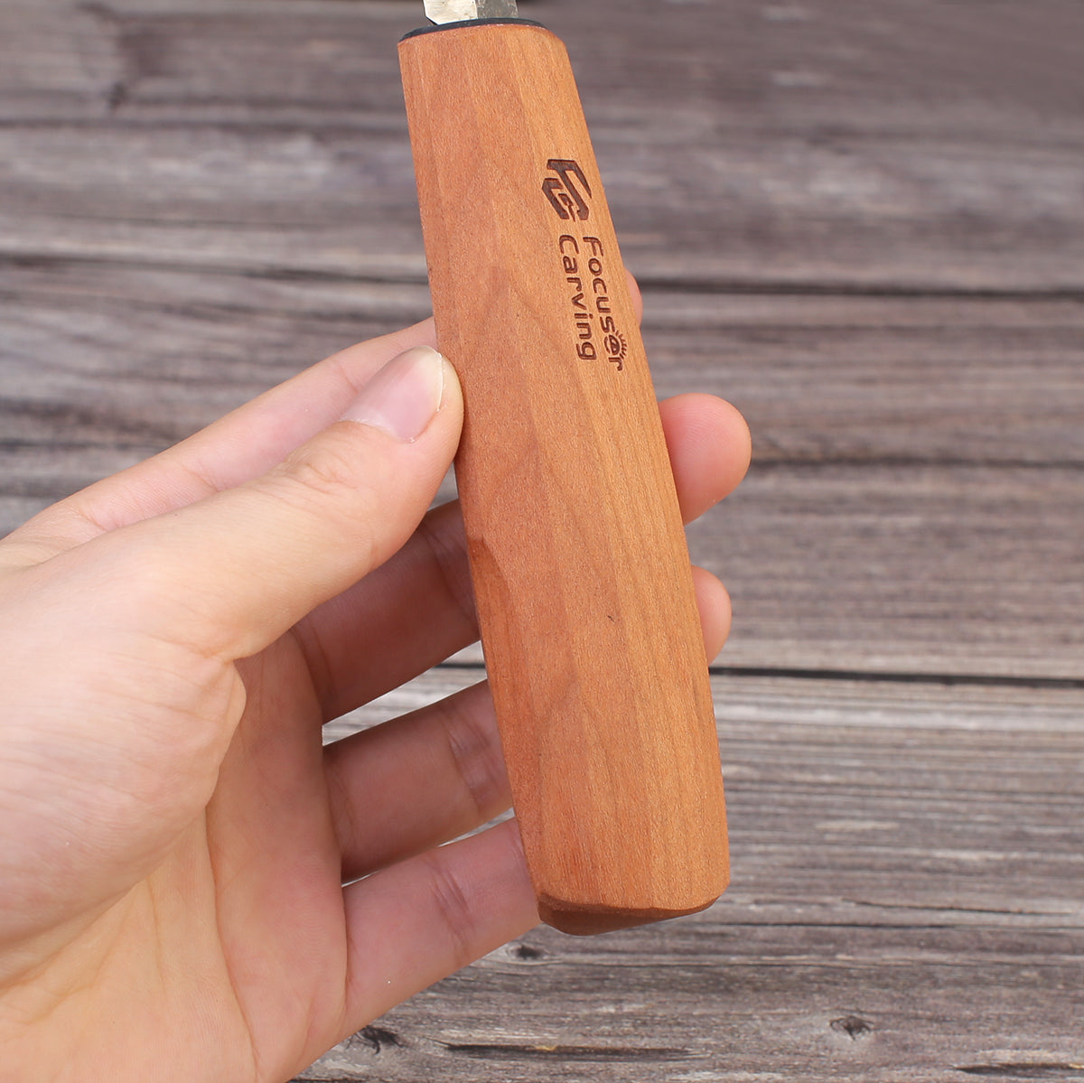 Focuser 52100 Forged 61mm Slöyd Knife - Wood Tamer