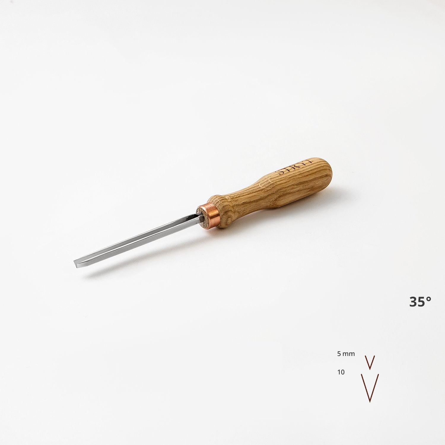Stryi V-Parting Tool 35 Degrees - Wood Tamer