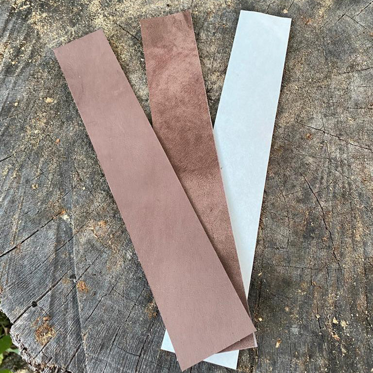 Self Adhesive Leather for Stropping - Wood Tamer