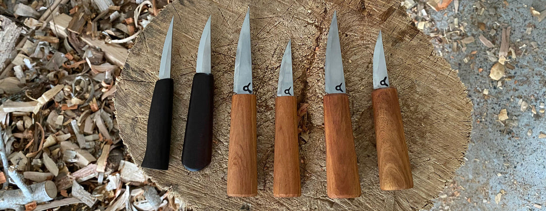 New Hand Made Whittling Knives!! Silvern Works Carving Knives 