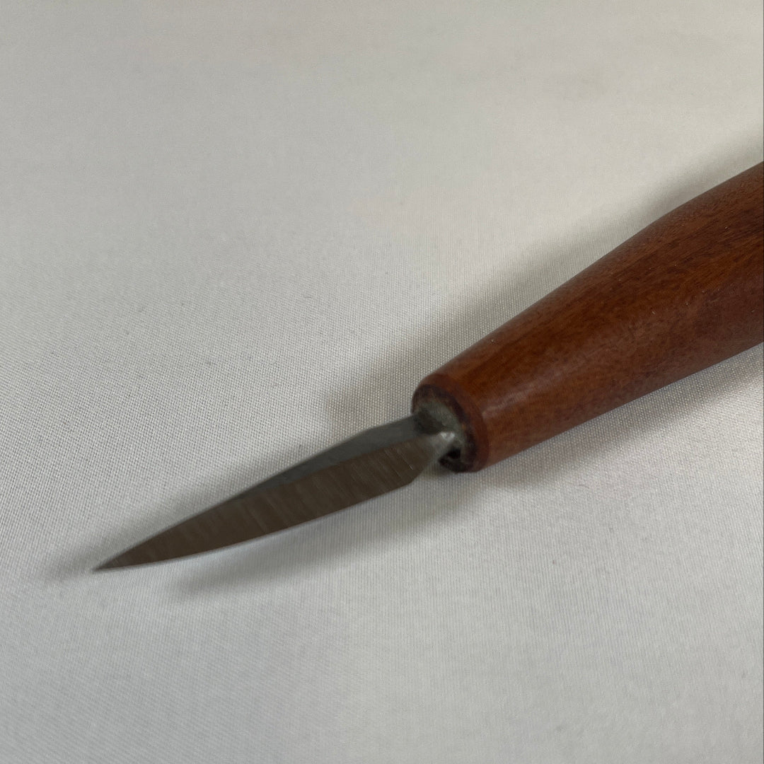 Von Trott 40mm Detail Knife - Long Handle - Limited Edition - Wood Tamer